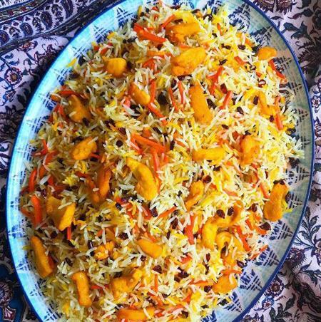 عکس شیرین پلو مجلسی