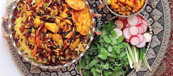 عکس شیرین پلو مجلسی