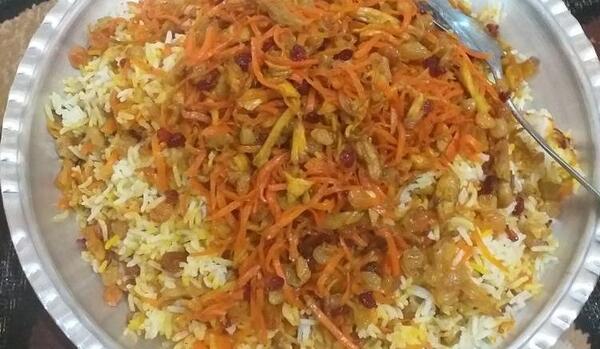 عکس شیرین پلو مجلسی