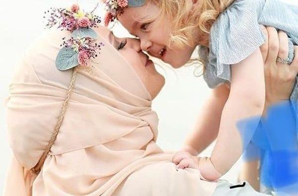 عکس مادر دختری با حجاب