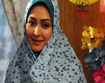 عکس با حجاب الهام حمیدی