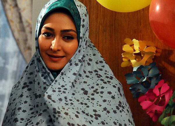 عکس با حجاب الهام حمیدی