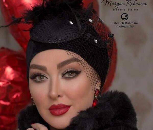 عکس با حجاب الهام حمیدی
