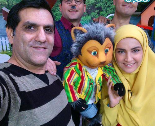عکس خاله نرگس رنگین کمان