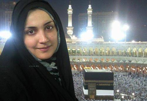 عکس خاله نرگس رنگین کمان