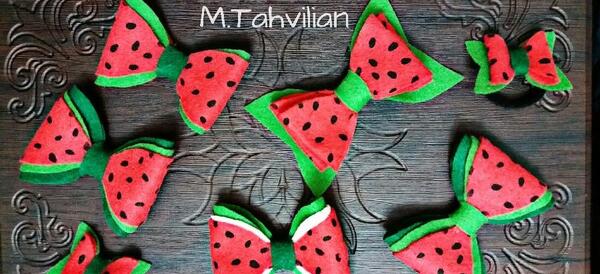 عکس ایده شب یلدا نمدی