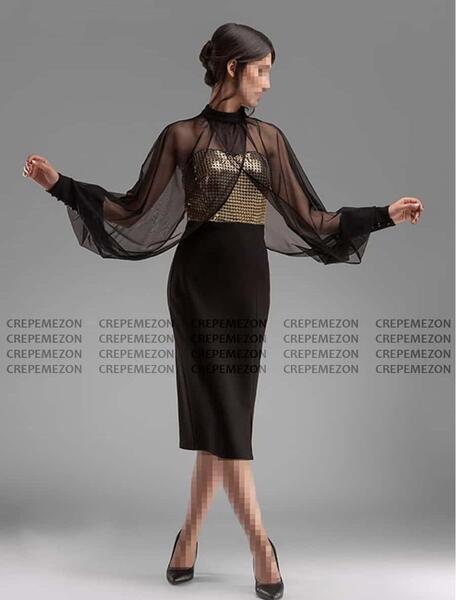 عکس لباس مجلسی آینه ای