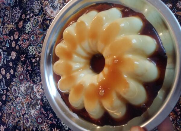 عکس ژله کاراملی