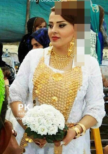 عکس عروس و داماد مهابادی