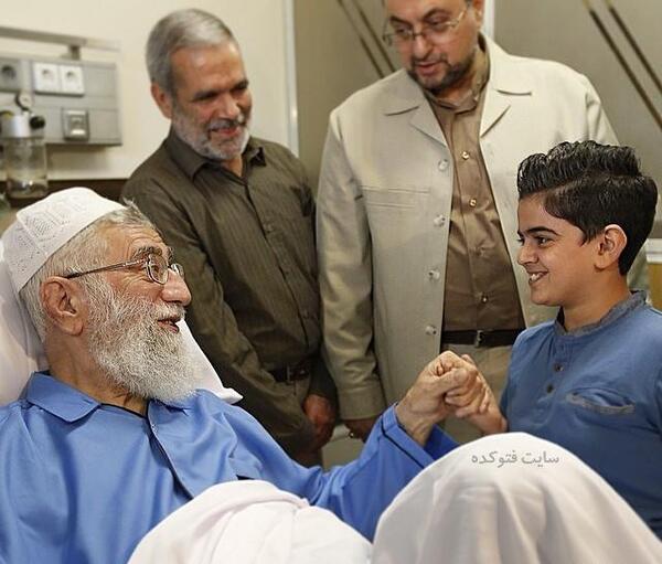 عکس امیر محمد متقیان با همسرش