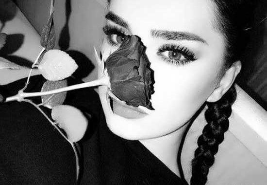 عکس دختر زیبا برای پروفایل سیاه و سفید
