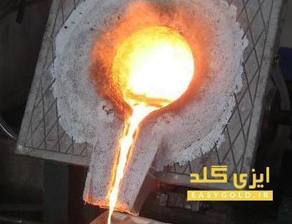 عکس ذوب طلا