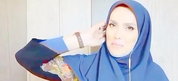 عکس با حجاب سیما غیاثی