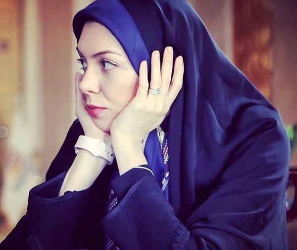عکس با حجاب سیما غیاثی