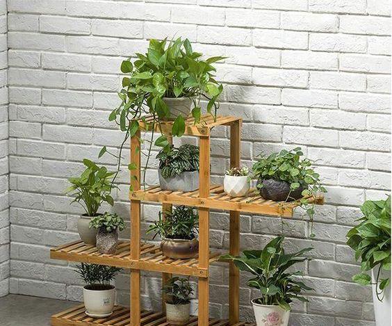 عکس ایده های زیبا برای جا گلدانی