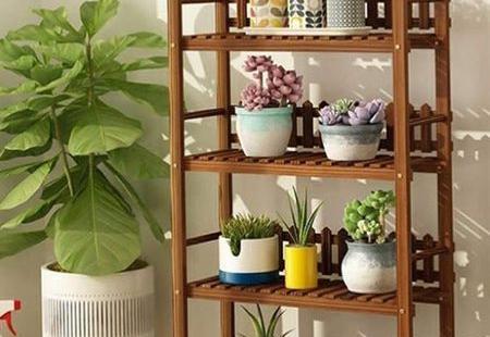 عکس ایده های زیبا برای جا گلدانی