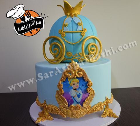 عکس کیک سیندرلا