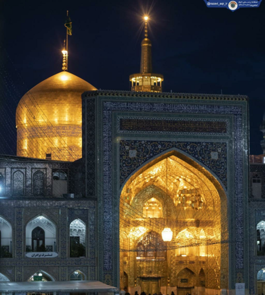 عکس نوشته یا امام رضا ضامنم شو