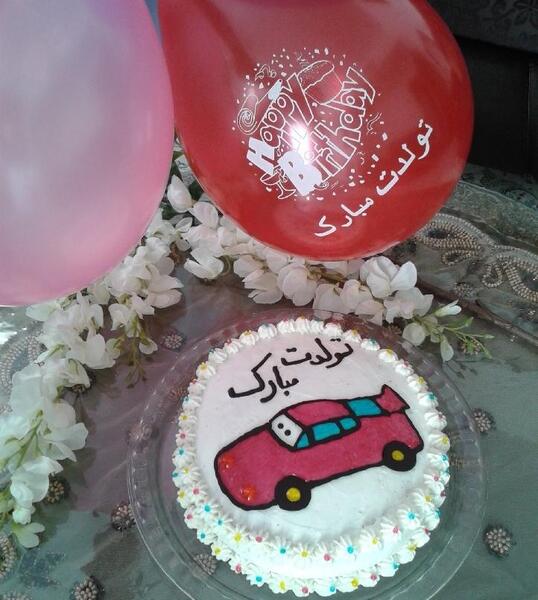 عکس کیک تولد پسرانه خانگی