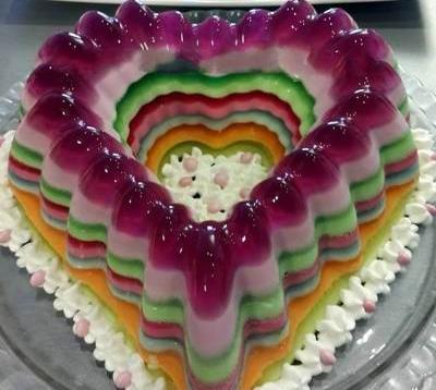 عکس ایده برای ژله چند رنگ