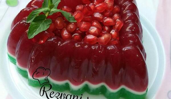 عکس ایده برای ژله چند رنگ