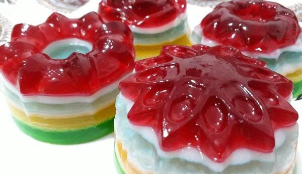 عکس ایده برای ژله چند رنگ