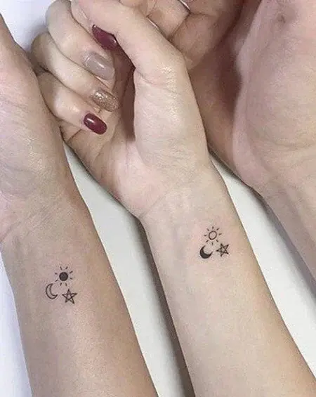 عکس تاتو ستاره روی دست