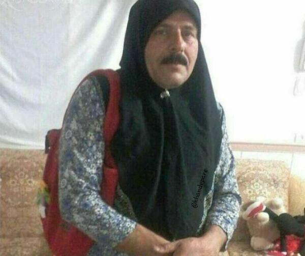 عکس خنده دار زن چادری