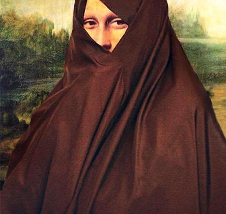 عکس خنده دار زن چادری