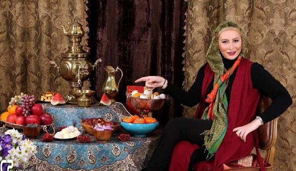 عکس یلدایی سحر ولدبیگی