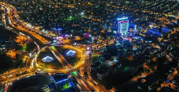 عکس هوایی خرم آباد