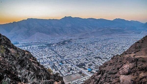 عکس هوایی خرم آباد