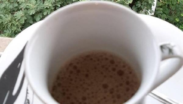 عکس باران قهوه