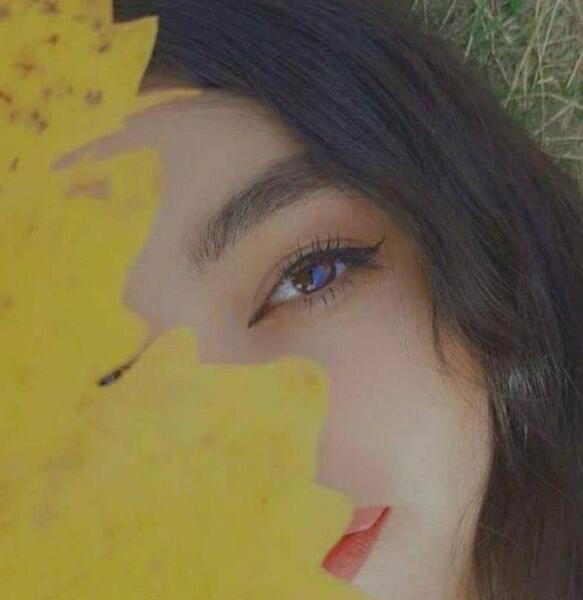 عکس پروف دخترونه نصف صورت
