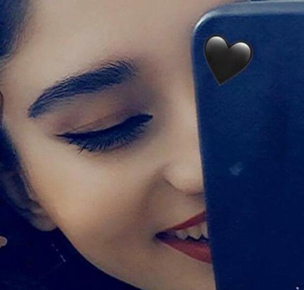 عکس پروف دخترونه نصف صورت