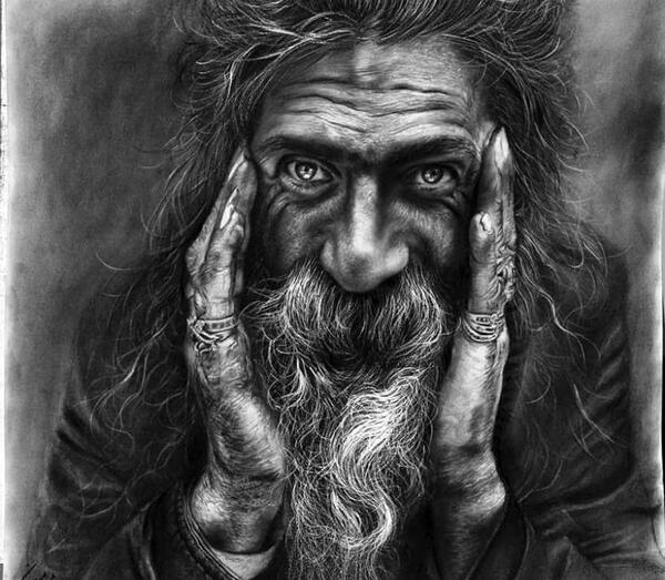 عکس مرد ژولیده