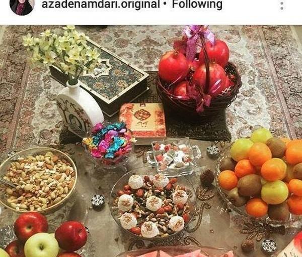 عکس یلدای سه نفره