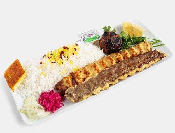 عکس از چلو کباب شاه عباسی