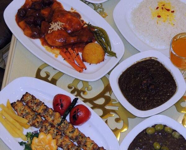 عکس از چلو کباب شاه عباسی