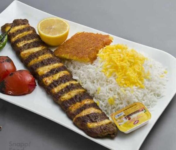 عکس از چلو کباب شاه عباسی