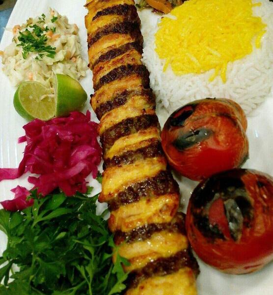 عکس از چلو کباب شاه عباسی