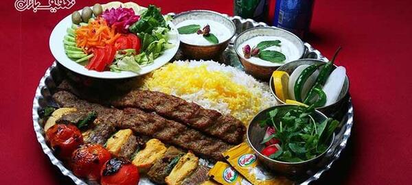 عکس از چلو کباب شاه عباسی