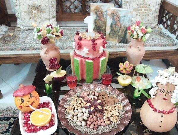 عکس یلدا مبارک دخترم