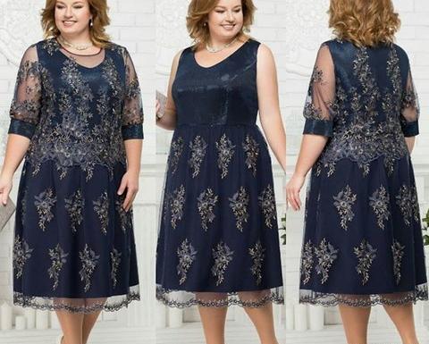 عکس لباس مجلسی زنانه چاق جدید
