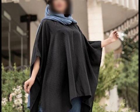 عکس مدل مانتو گشاد جلو بسته