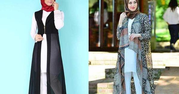 عکس مانتو حریر بلند دخترانه
