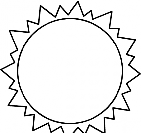 عکس خورشید برای نقاشی