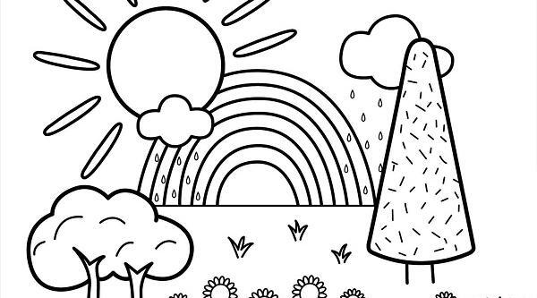 عکس خورشید برای نقاشی