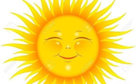 عکس خورشید برای نقاشی