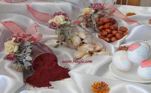 عکس ایده برای چیدن سفره ی هفت سین